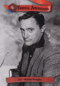 2021 FAMOUS AMERICANS "HISTORIC" PARALLEL - ROBERT VAUGHN #313 SP - Foto 1 di 1