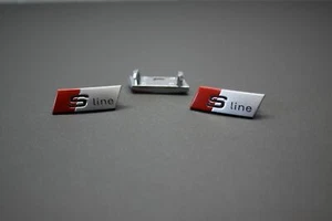 LENKRADEMBLEM EMBLEM S-LINE AUDI A2 A3 A4 A6 A8 Q7 Q5 TT 4F0 419 685 ORIGINAL - Bild 1 von 3