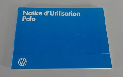 Notice D'Utilisation / Manuel VW Polo II Type 86c Édition 07/1983 - Photo 1/2