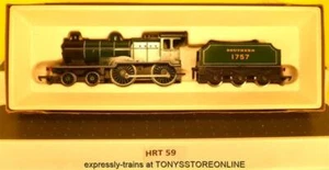 HRT59 triang R350 sr cl1 1757 dark green 4-4-0 loco xclnt bxd complete cond - Picture 1 of 1