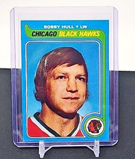 1979-80 TOPPS HOCKEY BOBBY HULL CARD #185 CHICAGO BLACKHAWKS