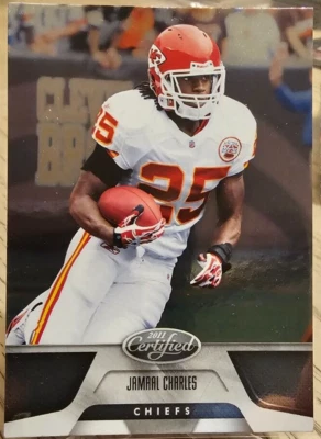 2011 Panini Certified Jamaal Charles #74 Kansas City Chiefs - Image 1 of 2