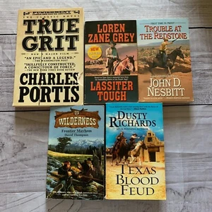 Miscellaneous Western Novels, Paperback, English, Lot Of 5 - Picture 1 of 9