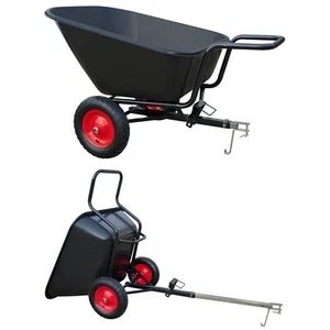 Gartenwagen Schubkarre Kippanhänger Rasen Rasentraktor Quad ATV 250 Liter - Bild 1 von 3