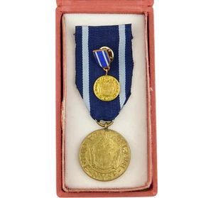 2919 WW2 MINIATURE + POLISH MEDAL FOR ODRA NYSA BALTIC POLAND GENUINE ORIGINAL - Picture 1 of 10