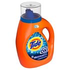 Tide Ultra Oxi Liquid Laundry Detergent, 24 Loads, 34 fl oz,HE Compatible