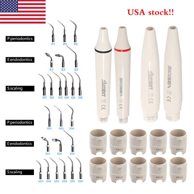 Dental Ultrasonic Scaler Handpiece / 10Pcs Dental Ultrasonic Piezo Scaler Tips - Image 1 of 3