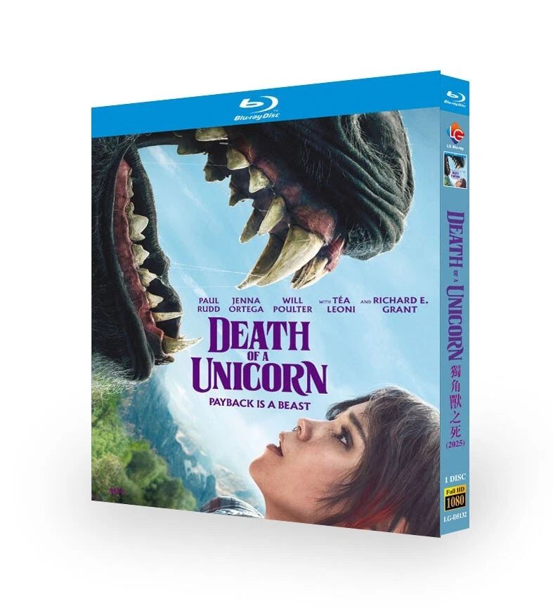 Death of a Unicorn (2025) English TV Movie 1-Disc All Region free Boxed - Imagen 1 de 1