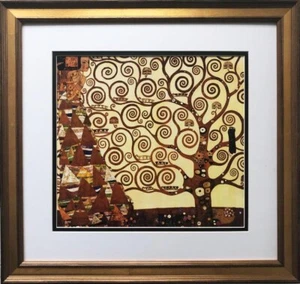 Gustav Klimt "The Expectation"- Detail (Tree of Life) CUSTOM FRAMED ART Nouveau - Picture 1 of 3