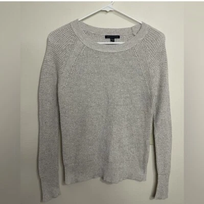 American Eagle Outfitters Women’s Sweater Pullover Beige With Shine Size XS/ TP - Изображение 1 из 4