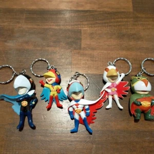 Gatchaman Figur Schlüsselanhänger Lot 5 Set Tatsunoko Pro Retro Anime Japan M580 - Bild 1 von 10