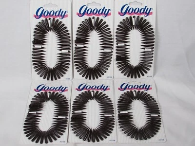 Lote de 6 Goody V7 Peine Flexible 01996 Diadema Cola de Caballo Moño Clip de Pelo Corbata Foto 1 de 4