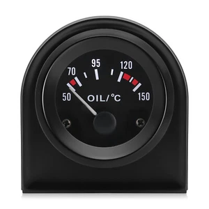 52MM Universal Pointer Oil Temperature Gauge 50-150℃ with White LED for Car  - Picture 1 of 13