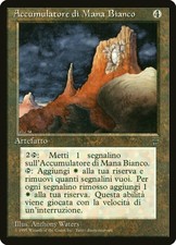 1X White Mana Battery - Legends - Italian, NM/EX MTG CARD