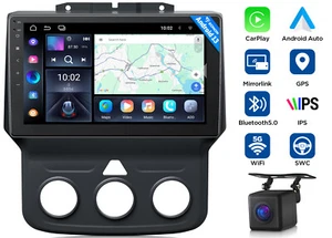 For Dodge RAM 1500 2016 2017 2018 Android 13 9" IPS Car Stereo Radio GPS CarPlay - Picture 1 of 25