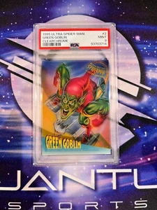 Green Goblin 1995 Fleer Ultra Spider-Man #2 ClearChrom PSA 9 NEUWERTIG LOW POP - Bild 1 von 2