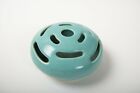 Blue Pottery Slotted Flower Frog (P3R-2) Mid Century Hollow Box Type Pine's
