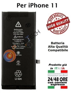 BATTERIA COMPATIBILE DI RICAMBIO PILA PER IPHONE 11 3110mAh - Foto 1 di 1