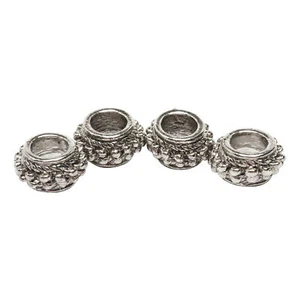 Perla Joyería Metal "Calén", 4 Piezas, 6x10mm - Imagen 1 de 1