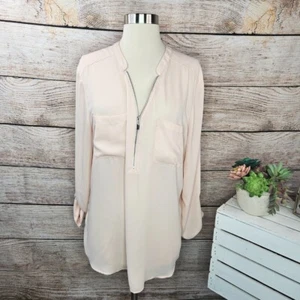 Chemise utilitaire Soho New York & Company poches avant zippées rose XL - Photo 1/7