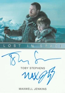 2019 Rittenhouse Lost In Space Maxwell Jenkins Toby Stephens Autograph Dual - Picture 1 of 1