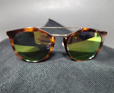 McQ by Alexander McQueen Sunglasses Brown Tortoise Gold Tone 54-22-150 - Image 1 of 4