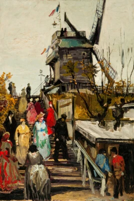 Póster impreso arte decoración pared Vincent van Gogh Le Blute Fin Mill 12x18 Foto 1 de 3