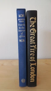 Folio Society Lot - Travels in the Interior of Africa / The Great Fire of London - Picture 1 of 6
