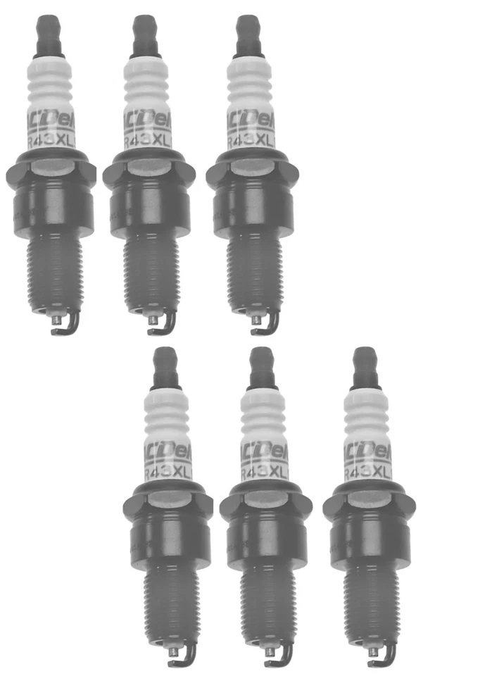 Комплект из 6 свечей зажигания AcDelco для Toyota Crown Mark II Mercedes 280 280CE W123 L6 - Изображение 1 из 1