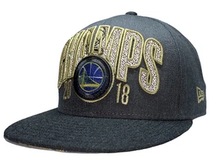 New Era NBA Golden State Warriors 2018 Finales Campos 9FIFTY Gorra Gorra Sombrero - Imagen 1 de 7