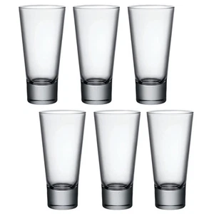 6x Bormioli Rocco Ypsilon Hi Ball Tumblers Drinking Glass Glasses Cups Water New - Picture 1 of 3