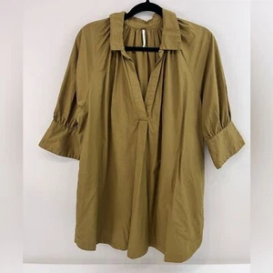 Free People olivgrünes Tunika Top Kleid Größe L - Bild 1 von 8