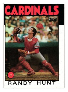 1986 Topps #218 Randy Hunt