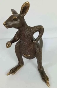 SELTENE Pete Smit Känguru Bronzeskulptur - tolle Qualität und Details  - Bild 1 von 8