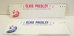 PULSERA ELVIS PRESLEY 1956 PAQUETE ORIGINAL PAR DE TARJETAS 1 AZUL Y 1 ROJO - Imagen 1 de 1