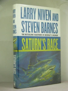 1st,signed by 3(authors,artist),Saturn's Race by Larry Niven,Steven Barnes(2000) - Picture 1 of 3