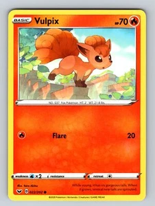 SWSH01: Sword & Shield Base Set #022/202 Vulpix - Picture 1 of 2