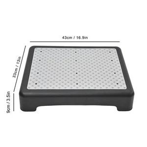 SL Outdoor Half Step Outdoor Riser Step Stool Elderly Disability Door Walking - Picture 1 of 12