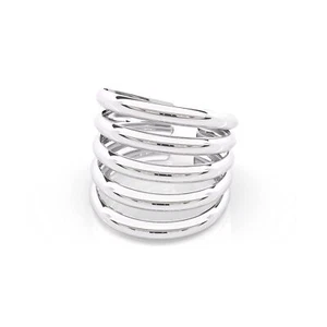 925 Sterling Silver Ear Cuff Adjustable Boho Style Cartilage and Helix Ear Cuff - Bild 1 von 5