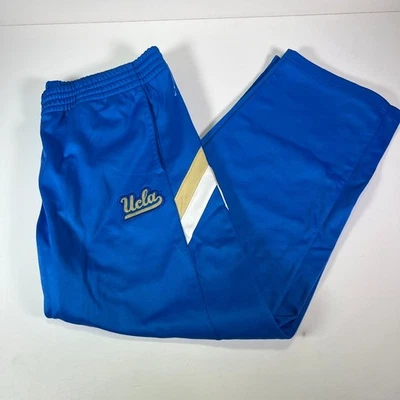 Pantalones deportivos Adidas UCLA Bruins con logotipo bordado azules para hombre 58/XL Foto 1 de 4