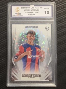 2024 Topps UCC Lamine Yamal Ultimate Stage Insert, MGC 10 - No PSA, Barcelona - Imagen 1 de 2