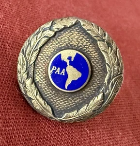 1934 - 1939 Pan American Airways PAA Pilot Hat Badge 2nd Issue (7/8") Captain - Picture 1 of 8