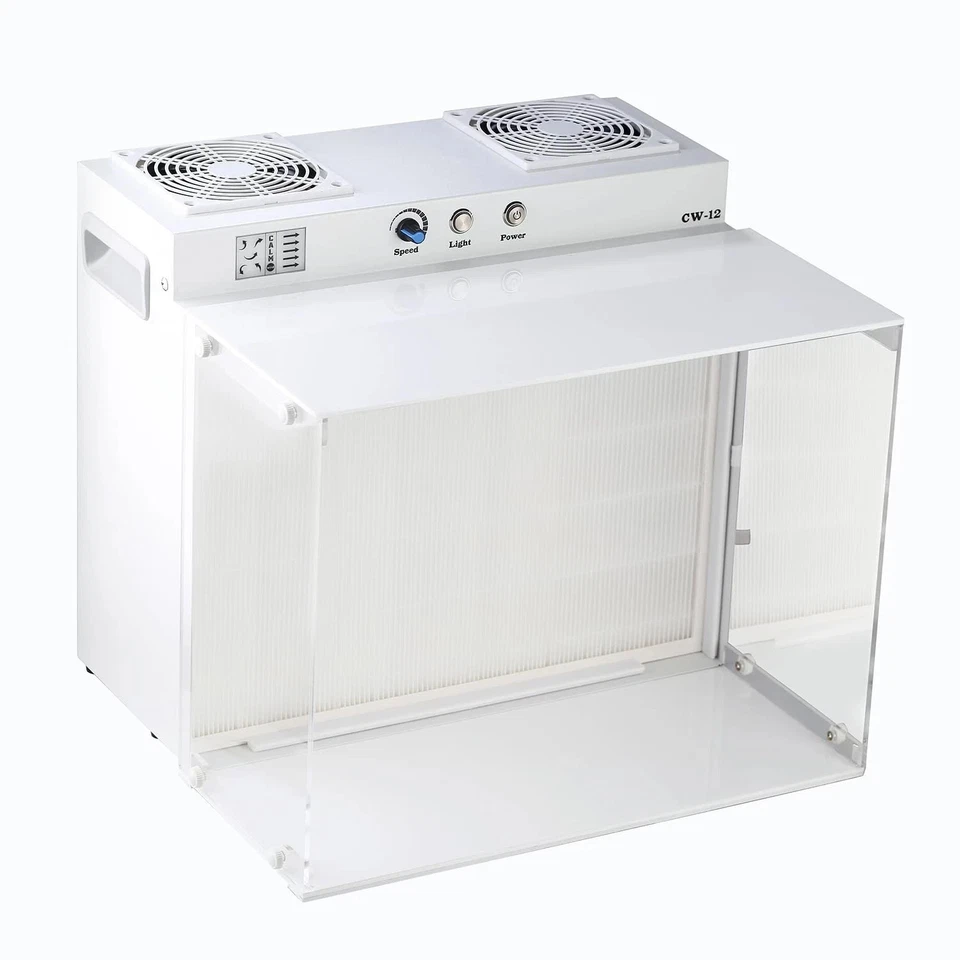 Laminar Flow Hood with HEPA H12 Filter,FFU,17.3" x 14.8" x 14.8" Laminar Flow Ho - Image 1 of 4