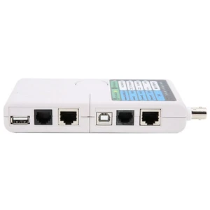 4-in-1 Netzwerkkabeltester RJ11/RJ45/USB/BNC Drahtleitungsmessgerät Detektor - Afbeelding 1 van 9