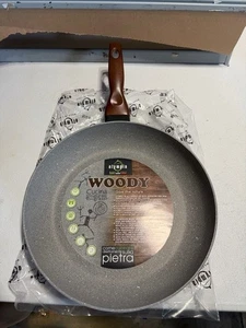 Olympia Woody 12.6 Inch Round Non-Stick PFOA-Free Die-Cast Aluminum Deep Fry Pan - Picture 1 of 3