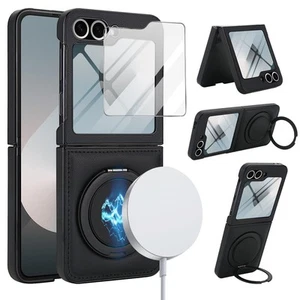 Funda para Samsung Z Abatible 7/6/5/4/3 Anillo Magnético Soporte Rígido Resistente Cuero PU - Imagen 1 de 61