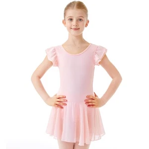 Girls' Ballet Dress Leotards, Ballerina Dance Dress Ballet Leotards with Skir... - Picture 1 of 9