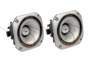 Piezo Super Corno 3,5" Tweeter Corno Proiettile 400W Diaframma Alluminio 4-8Ω Argento... - Foto 1 di 7