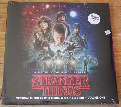 Stranger Things Volume One 2x CLEAR Vinyl Record LP 2016 Limited NEW SEALED - Image 1 of 4