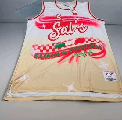 Camiseta deportiva de baloncesto Sal's Pizza Mookie Headgear Classics bordada para hombre 4XL   Foto 1 de 4